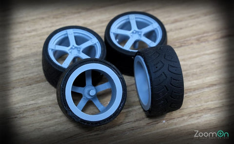 ZoomOn ZR028 1/24 18-inch Prodrive GC-07 wheel set