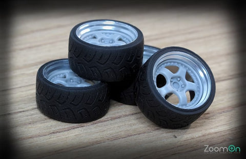 ZoomOn ZR032 1/24 18-inch Work Meister S1 wheel set