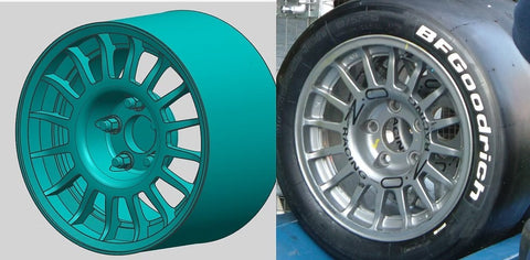 ZoomOn ZR055 1/24 15-inch OZ Racing Sport wheel set