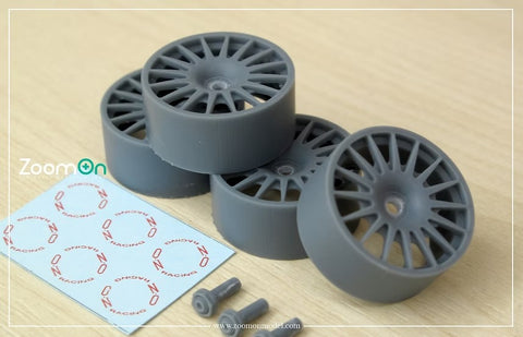 ZoomOn ZR098 1/24 18-inch OZ Racing Wheels (for Audi A4 BTCC)