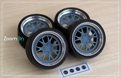 ZoomOn ZR112-18 1/24 18-inch SSR Professor MS3 Wheel Set